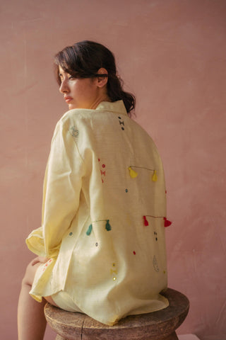 Yellow Linen Shirt