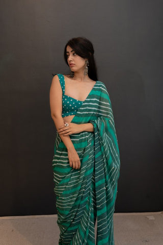 Badal Leheriya saree