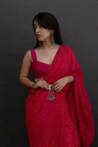Leheriya Saree