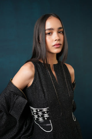Black Chamba Dress