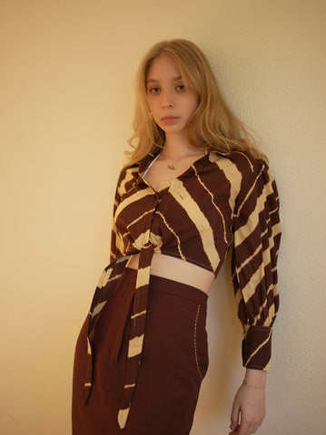 Leheriya Knot Shirt