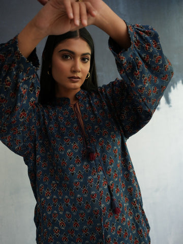 Neeli Ambi Boho Kurta