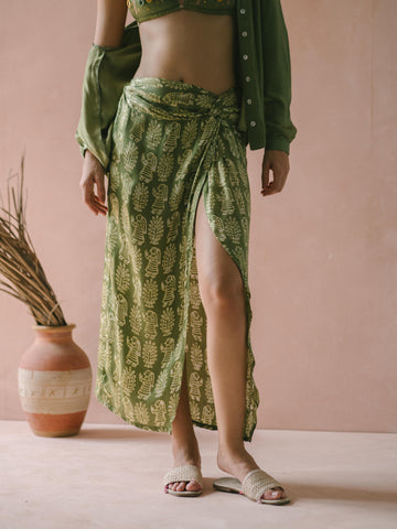 Green Farm Lady Skirt