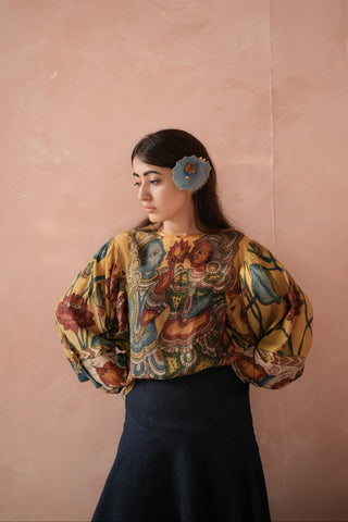 Kalamkari top (New colour )