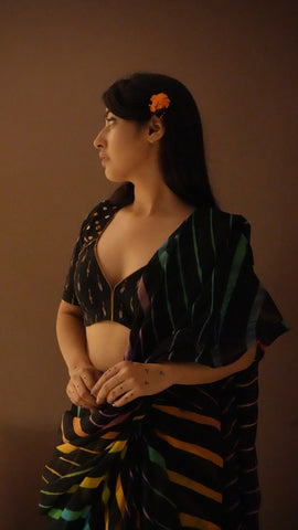 Ikat Choli Blouse