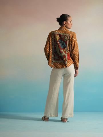 Bandhani Patchwork Shirt