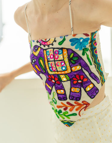 Hathi Embroidered Top