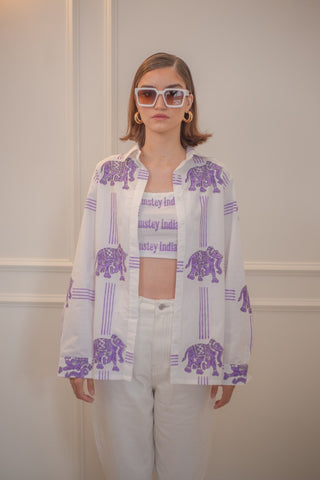 Lavender Hathi Shirt