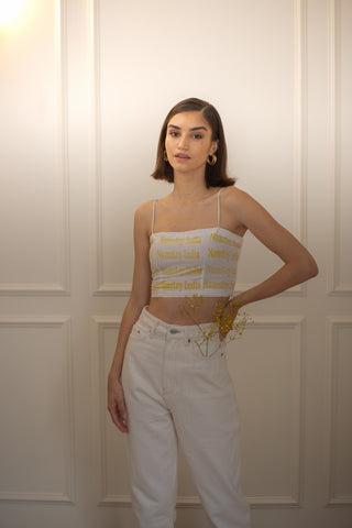 Namastey India Crop Top